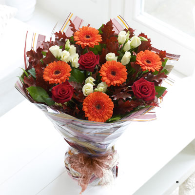 Blushing Autumn Hand-tied